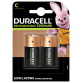 Batterij oplaadbaar Duracell 2xC 3000mAh Plus