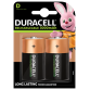 Pile rechargeable Duracell 2x D 2200mAh Plus