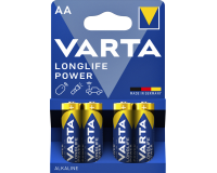 Batterij Varta Longlife Power 4x AA