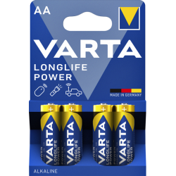 De_pila varta alcalina longlife power aa tipo lr-06 blister de 4 unidades
