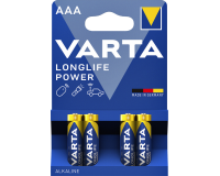 En_pila varta alcalina longlife power aaa tipo lr-03 blister de 4 unidades
