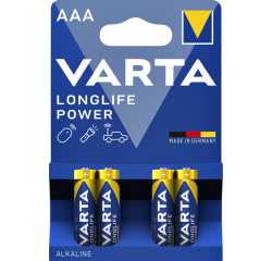 Batterij Varta Longlife Power 4x AAA