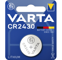 Pile bouton Varta CR2430 lithium blister1 pièce
