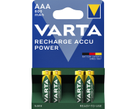 Pile rechargeable Varta 4x AAA 800mAh Ready-To-Use