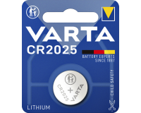 Pile bouton Varta CR2025 lithium blister 1 pièce