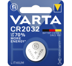 Pile bouton Varta CR2032 lithium blister 1 pièce
