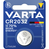 Batterij Varta knoopcel CR2032 lithium blister à 1stuk