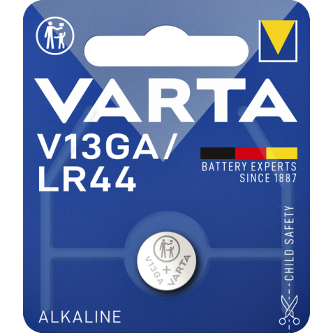 Batterij Varta knoopcel V13GA alkaline blister à 1stuk