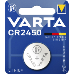 Batterij Varta knoopcel CR2450 lithium blister à 1stuk