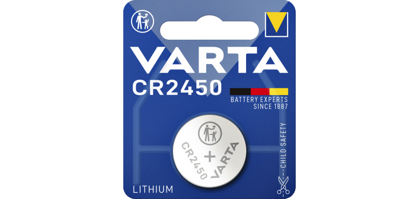 Batterij VARTA knoopcel 1x CR2450 lithium