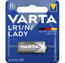 Pile bouton Varta LR1 alcaline blister 1 pièce