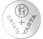 Pile bouton VARTA 1x CR1616 lithium