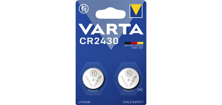 Pile bouton Varta CR2040 lithium blister 2 pièces