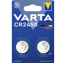 Pile bouton Varta CR2450 lithium blister 2 pièces