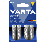 VARTA Ultra Lithium Battery 4x AA
