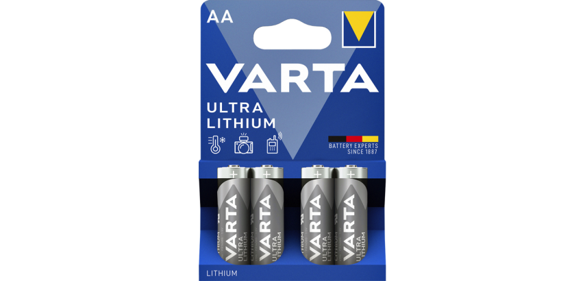 VARTA Ultra Lithium Battery 4x AA