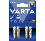 VARTA Ultra Lithium Battery 4x AAA