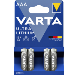Batterij Varta Ultra lithium 4x AAA