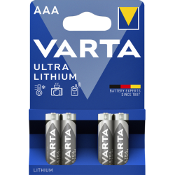 Pile Varta Ultra Lithium 4x AAA