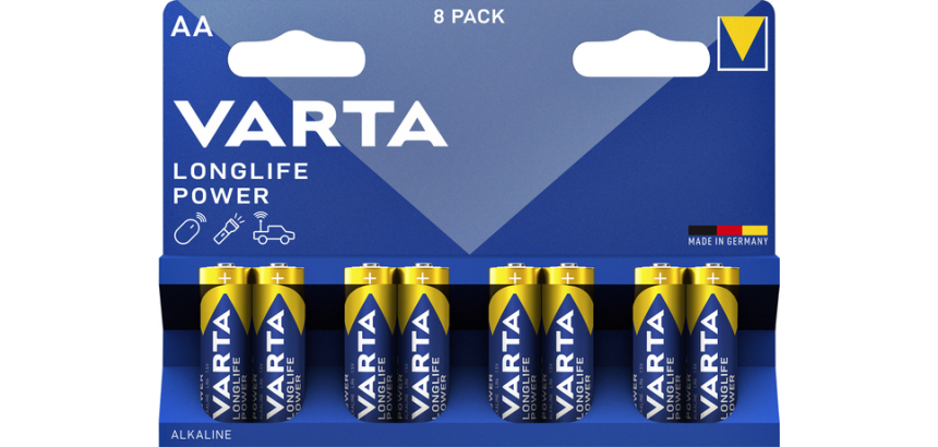 VARTA Longlife Power Batterie 8x AA