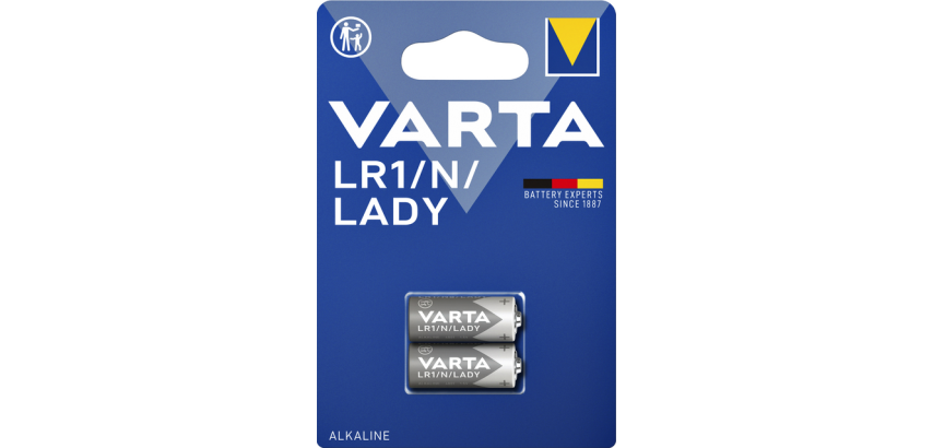 VARTA Knopfzelle 2x LR1/N/Lady Alkaline