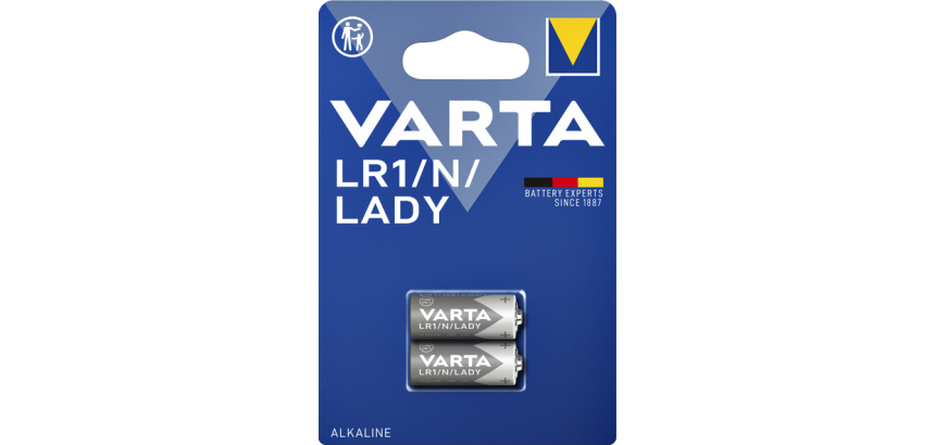 VARTA Knopfzelle 2x LR1/N/Lady Alkaline