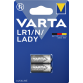 Pile bouton Varta LR1/N/Lady alcaline blister 2 pièces