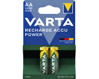 Batterij oplaadbaar Varta 2xAA 2600mAh ready2use