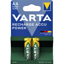 Batterij oplaadbaar Varta 2xAA 2600mAh ready2use