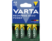 Pile rechargeable Varta 4x AA 2600mAh Ready-To-Use