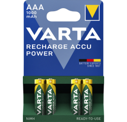 Pile rechargeable Varta 2x AAA 1000mAh Ready-To-Use