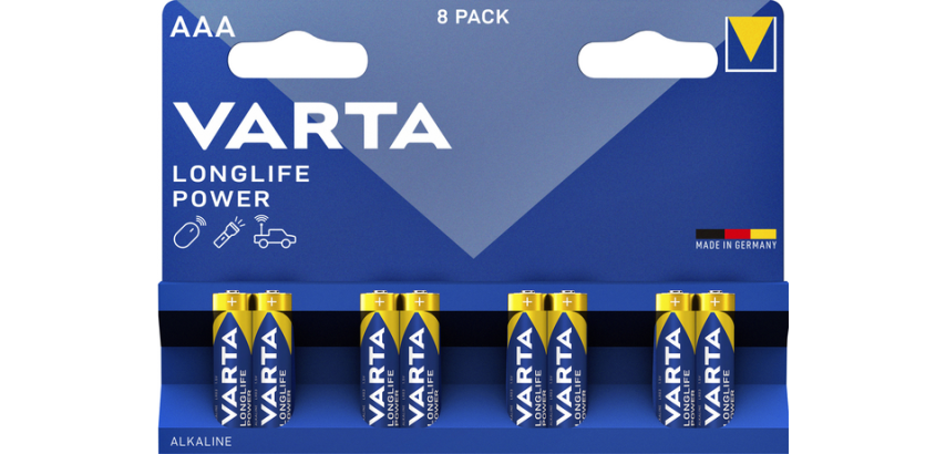 Pile VARTA Longlife Power 8x AAA