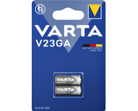 Varta V23GA alkaline button cell blister pack 2 pieces
