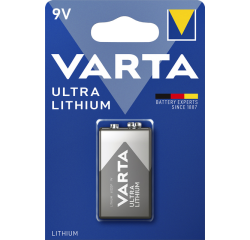 Batterij Varta Ultra lithium 9Volt