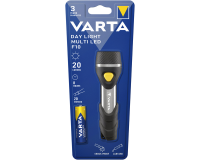 Varta day light multi led f10 aluminium, black keychain flashlight