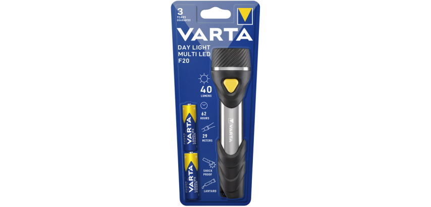 Lampe de poche Varta Multi LED Day Light F20