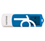 USB stick 2.0 Philips Vivid USB-A 16GB blauw