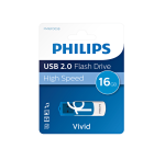 USB stick 2.0 Philips Vivid USB-A 16GB blauw