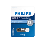 Clé USB 2.0 Philips Vivid USB-A 32Go gris
