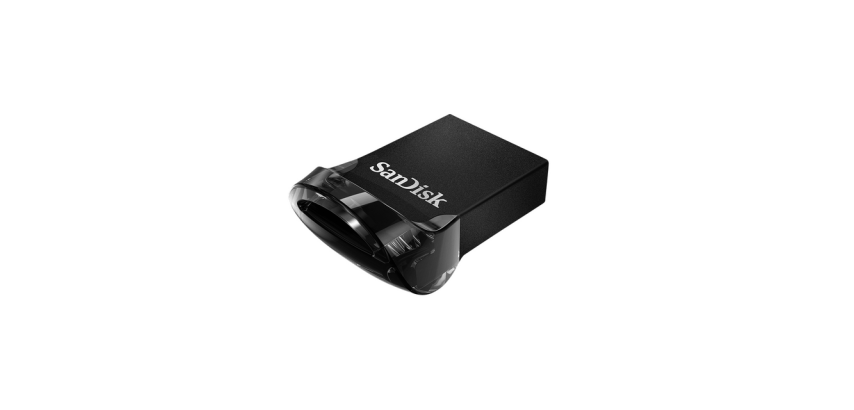 SanDisk Ultra Fit USB flash drive 128 GB USB Type-A 3.2 Gen 1 (3.1 Gen 1) Black