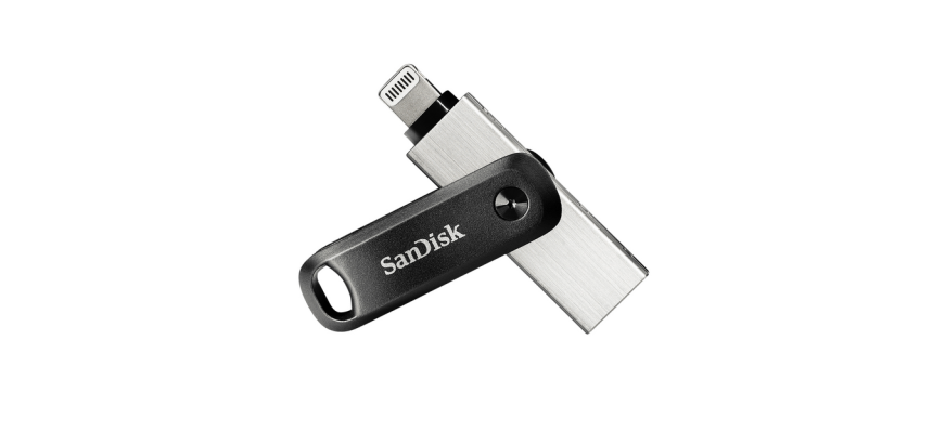 Sandisk USB-Stick SDIX60N 128 GB Lightning Grau