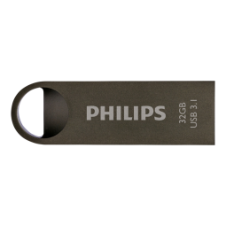 Clé USB 3.1 Philips Moon Space Grey 32Go