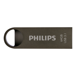 Clé USB 3.1 Philips Moon Space Grey 64Go