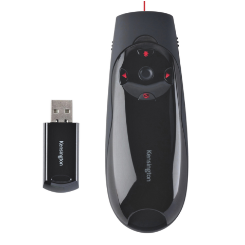 Kensington Presenter Expert Red Laser with Cursor Control presentation remote control - black