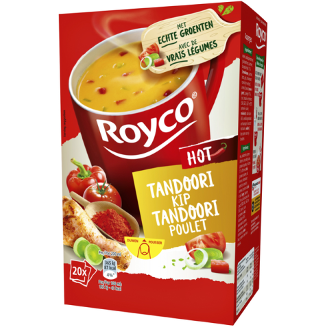 Soupe Royco Poulet Tandoori - Big Box boîte de 20 sachets