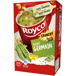 Soupe Royco Crunchy Saint-Germain avec croûtons - Big Box boîte de20 sachets