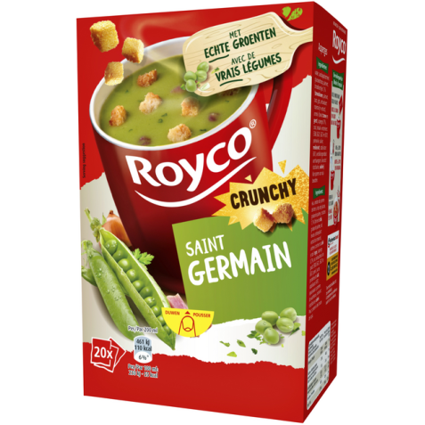 Soep Royco saint germain met croutons - Big Box doos van 20 zakjes