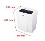 Aktenvernichter HSM Securio C14 Streifen 3,9 mm