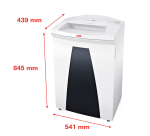 HSM Securio B34 shredder particles 4.5x30mm