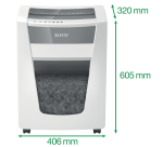 Destructeur Leitz IQ Office Pro P5 particules 2x15mm